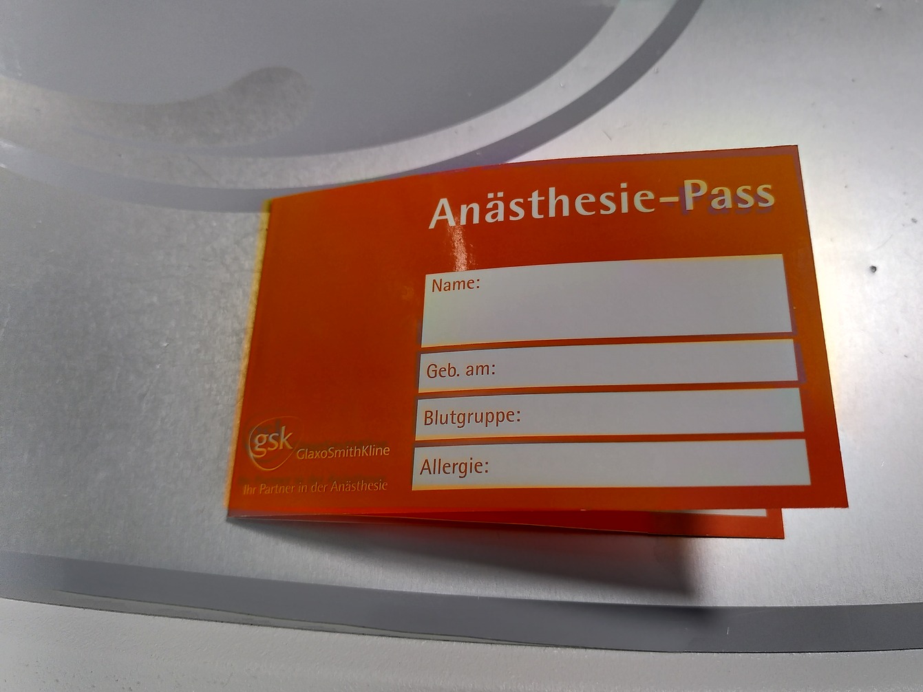 Anästhesiepass