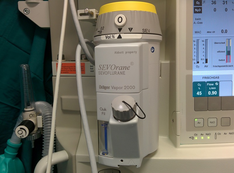 Sevofluran-Vapor